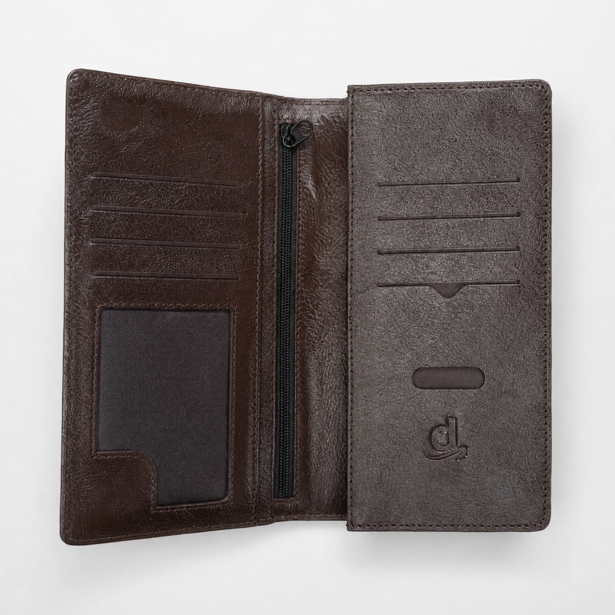 Corsen Z Pati Long Leather Wallet Chocolate - DWCZ444C